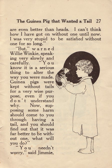Item #1089 The Guinea Pig that Wanted a Tail. Ida Rentoul OUTHWAITE, Mrs A. R. OSBORN.