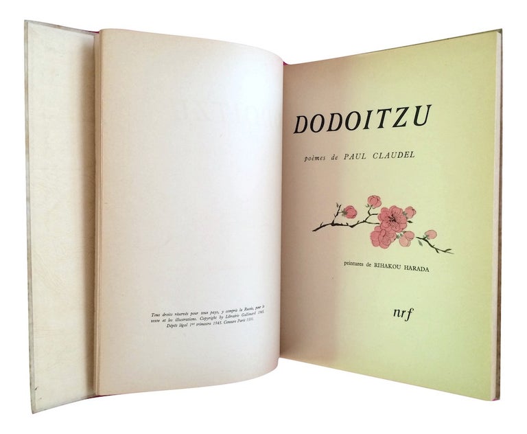 Item #1204 Dodoitszu: poèms de Paul Claudel. Paul CLAUDEL.