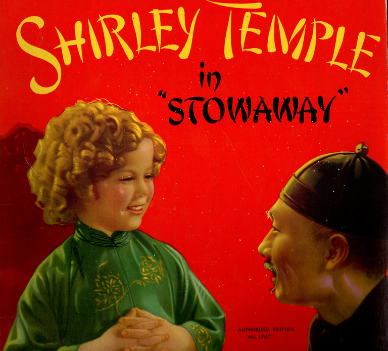 Item #1243 Shirley Temple in "Stowaway" film catalogue.