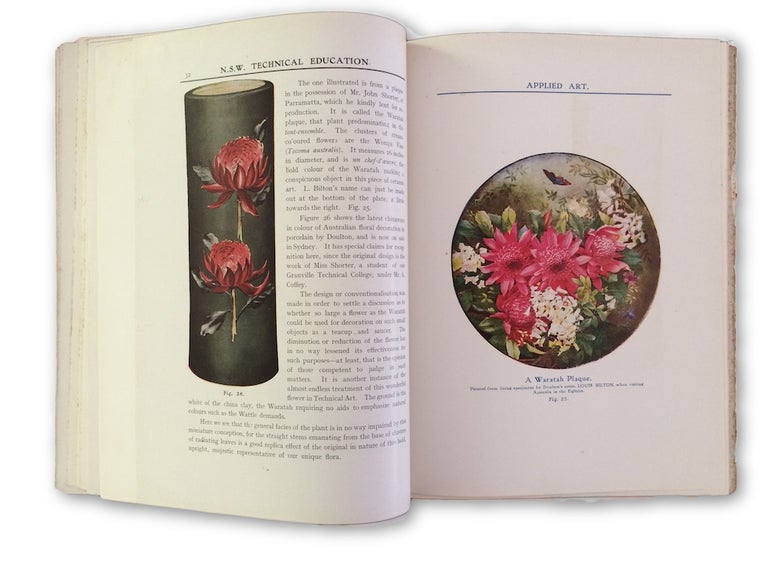 Item #1302 The Australian Flora in Applied Art. Part I: The Waratah. Richard T. BAKER.