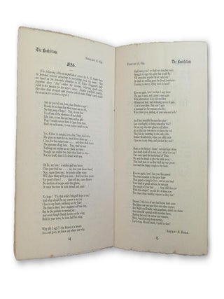 The Bookfellow; A Monthly Magazinelet for Book-Buyers and Book-Readers, The Second Number, February 18, 1899
