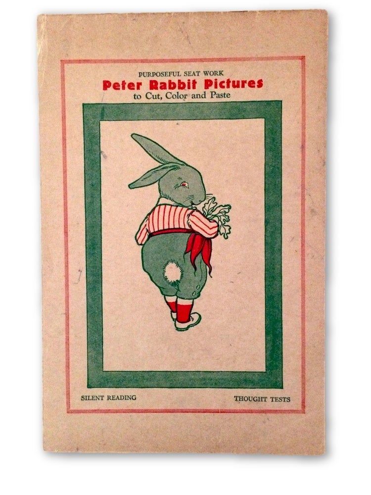 Item #1490 Peter Rabbit Pictures; To Cut, Color and Paste. Beatrix Potter.