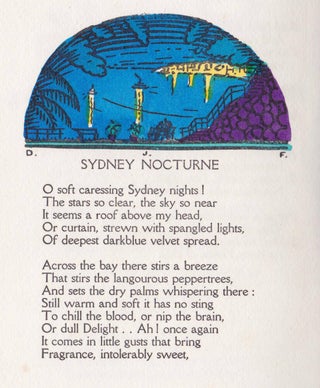Item #1499 Seven Poems. Dora WILCOX
