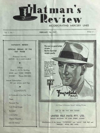 Item #1510 Hatman's Review. H H. MISCAMBLE