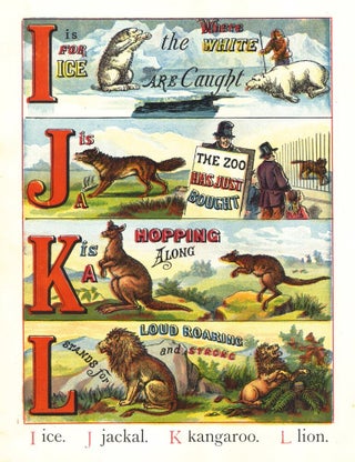 Item #1619 The ABC of Animals. Laura VALENTINE, McLOUGHLIN BROS