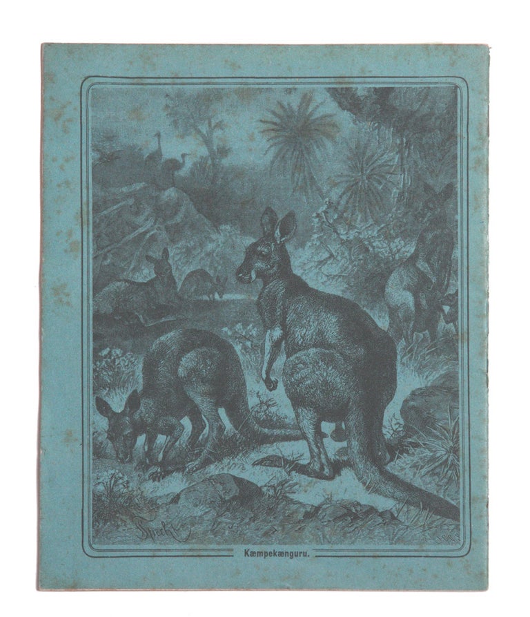 Item #1655 Child’s exercise book with decorated Kangaroo covers. Friedrich SPECHT.