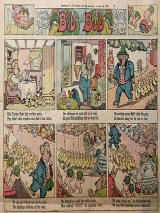Item #1677 'Us Fellers' and 'Bib and Bub' in Sunbeams Supplement to the Sunday Sun and Guardian,...