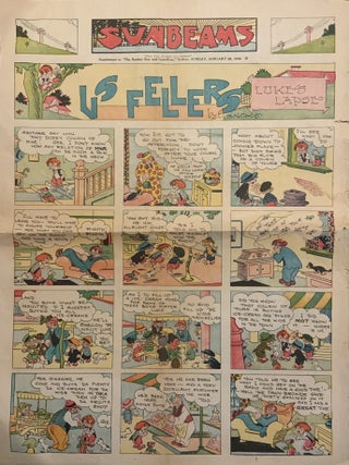 'Us Fellers' and 'Bib and Bub' in Sunbeams Supplement to the Sunday Sun and Guardian, January 28, 1934