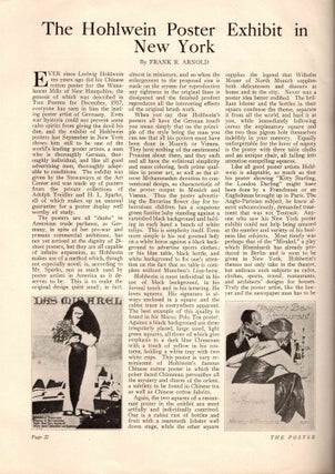 The Poster: The National Journal of Poster Advertising and Poster Art; Volume 14, Number 11
