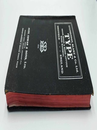 Lining Type; Borders, Ornaments, Brass Rules, Printing Material, Machinery