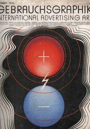 Item #1704 Gebrauchsgraphik; International Advertising Art. PROF. H. K. FRENZEL