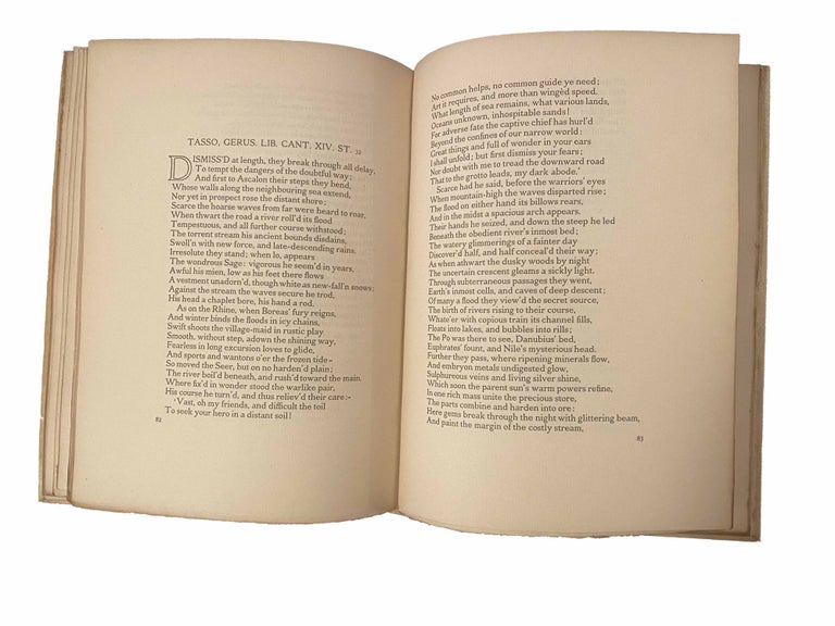 Item #1706 Poems by Thomas Gray. RICCARDI PRESS, THOMAS GRAY.