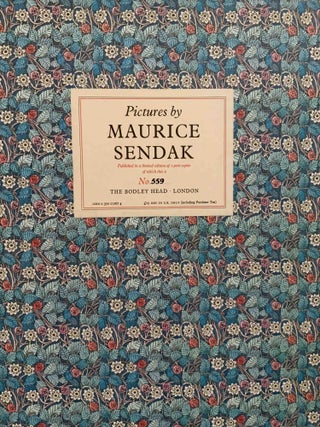 Item #1707 Pictures by Maurice Sendak. Maurice SENDAK