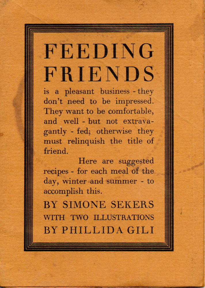 Item #1712 Feeding Friends. Simone Sekers.