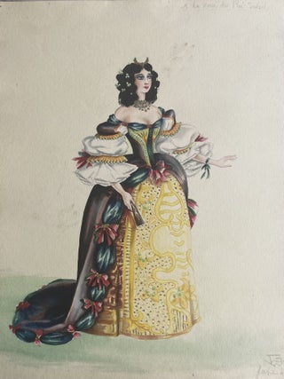 Costume designs (1938 -1940)