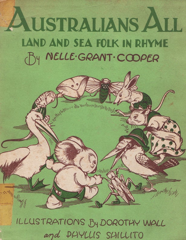 Item #464 Australians All. Land and Sea Folk in Rhyme. Nelle Grant COOPER.