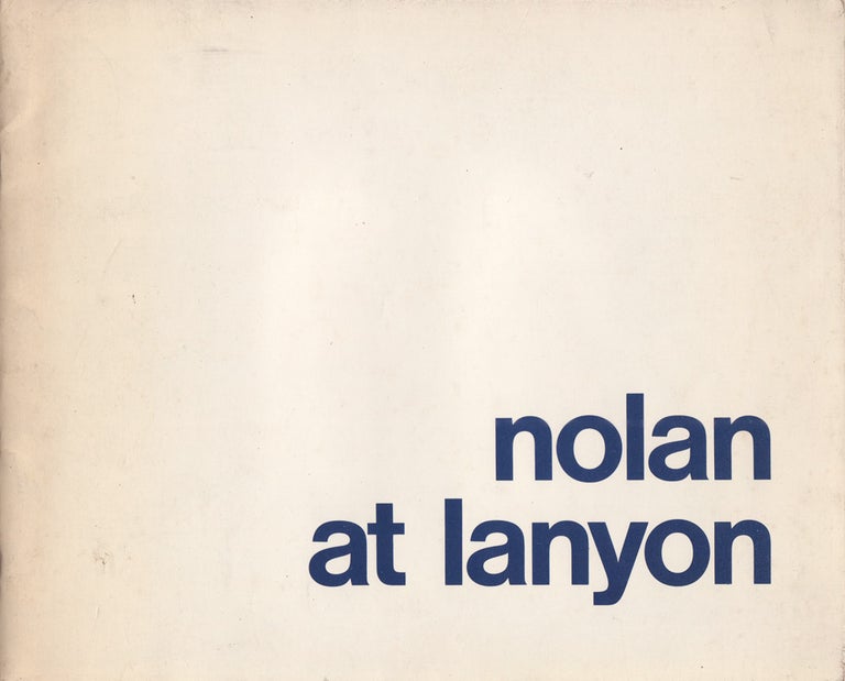 Item #763 Nolan at Lanyon. NOLAN, Sidney.