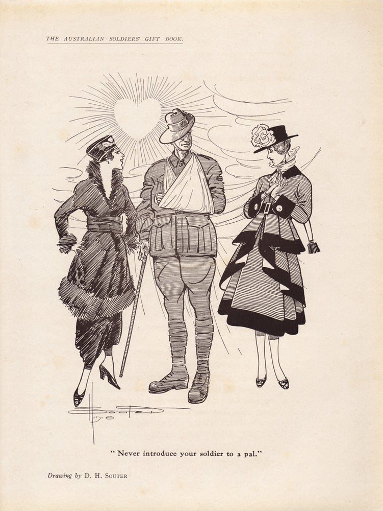 Item #867 The Australian Soldiers' Gift Book. Ethel TURNER, Bertram STEVENS.