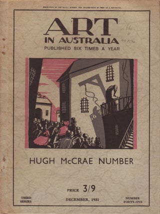 Item #892 Art in Australia. Third Series Number 41. ART IN AUSTRALIA, Sydney URE SMITH, Leon GELLERT